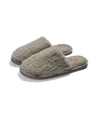 Women's Faux Sherpa Mule Slipper Indoor / Outdoor House Shoes