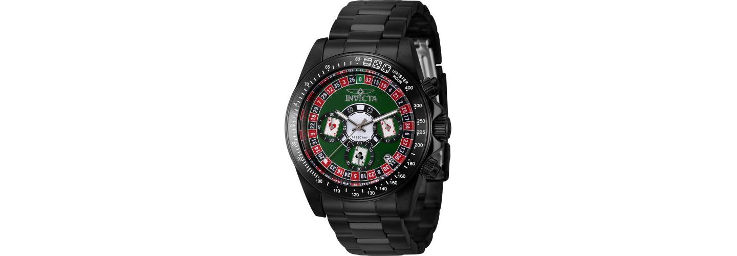 Мужские часы Invicta 44645 Speedway Quartz Chronograph Green Dial — фото 1