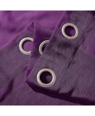 Melrose Semi Sheer Window Panel Set, 110" W x 84" L