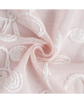 Rita Linen Look 76" W x 84" L Grommet Window Panel Set