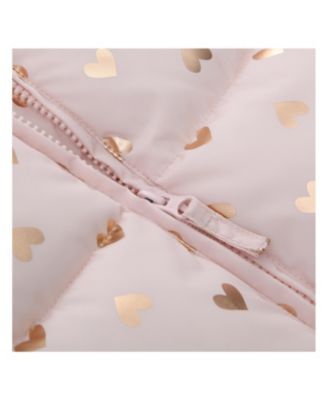 Baby Girls Soft Fleece Lined Puffer Jacket Winter Coat