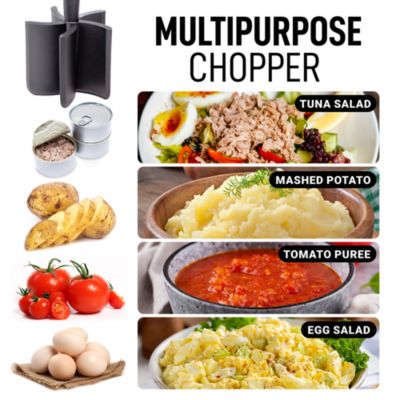 2 Pack Ground Beef Chopper Tool Hamburger Smasher Tool