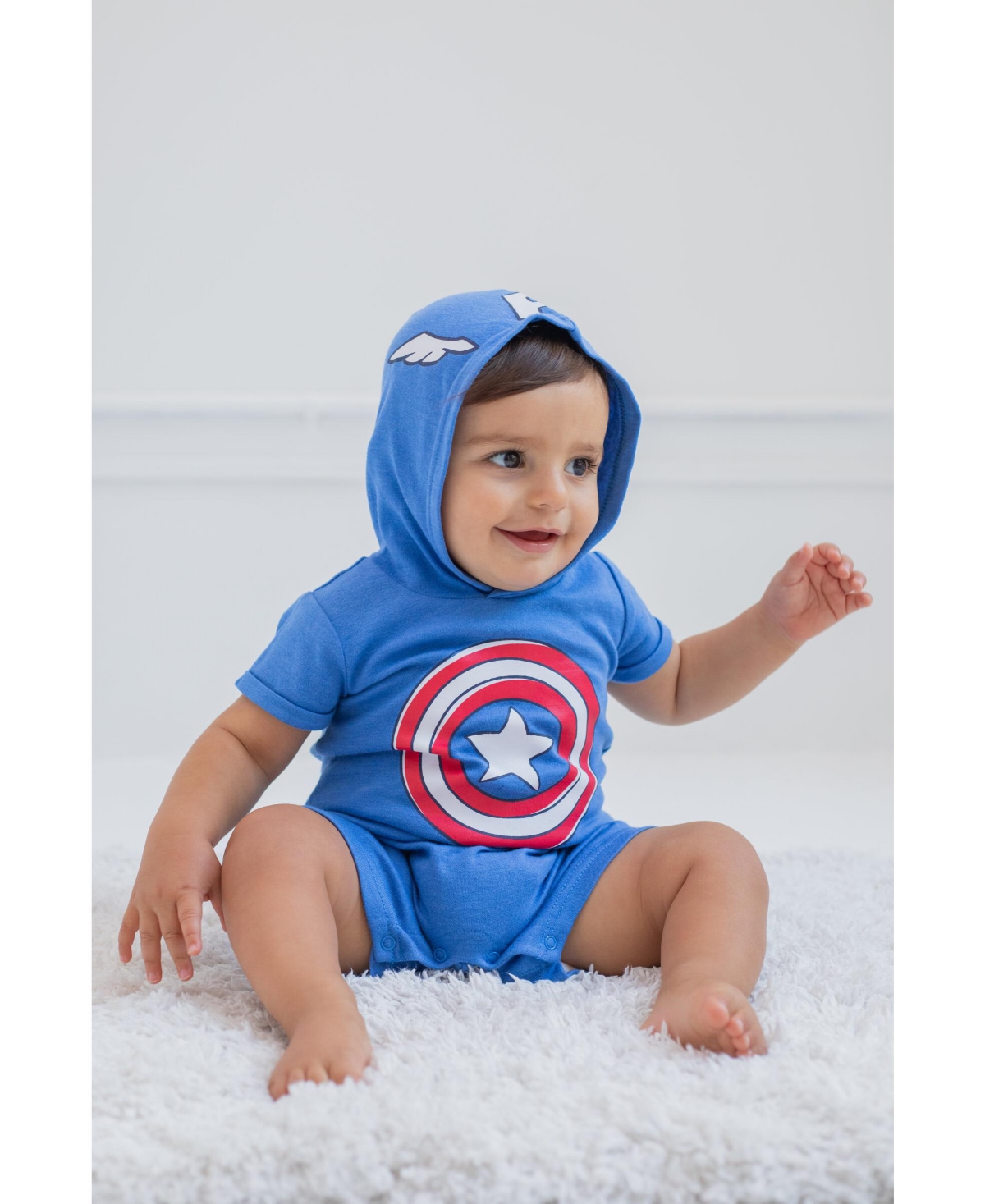 Marvel Avengers Spider-Man Captain America Hulk Miles Morales Cosplay Romper Newborn to Toddler