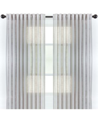 Premium 2-Panel Soft Textured Semi Sheer Curtains