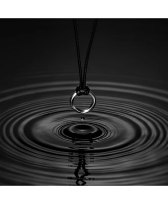 Men's Kairos Opportunity Pendant in Sterling Silver on Wax Cord