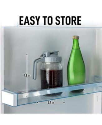 Premium Cold Brew Coffee Maker - 32oz Mason Jar With Leak-Proof Lid & Extra Thick Glass