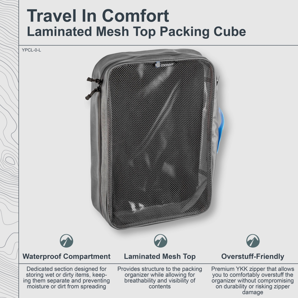 Cocoon - Premium - Laminated Mesh Top Packing Cube