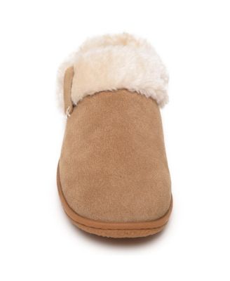 Women's Camp Collar Scuff Slippers