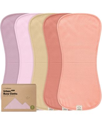 5pk Quin Baby Burp Cloths for Boys Girls Large Absorbent Cotton Burping Cloths for Babies Newborns - Muted pastel 22$