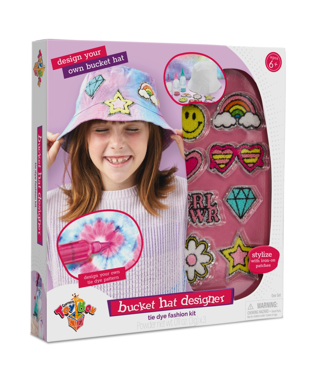 Geoffrey's Toy Box Bucket Hat Designer Tie Dye Fashion Kit In No Color
