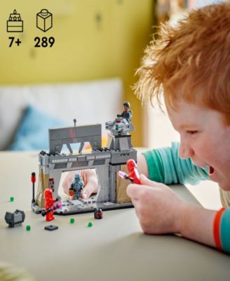 LEGO Star Wars Paz Vizsla and Moff Gideon Battle Mandalorian Building Toy Set 75386, 289 Pieces