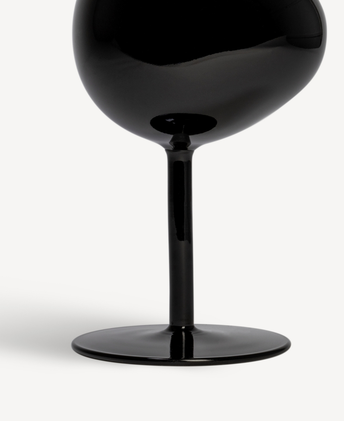 Kosta Boda 12'' Bod Bottle Crystal Glass Vase In Black
