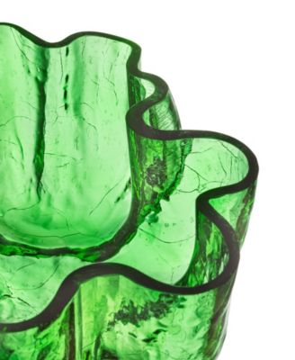 4'' Crackle Crystal Glass Decor Bowl