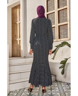 Women's Mint Sheath Abaya Maxi Dress