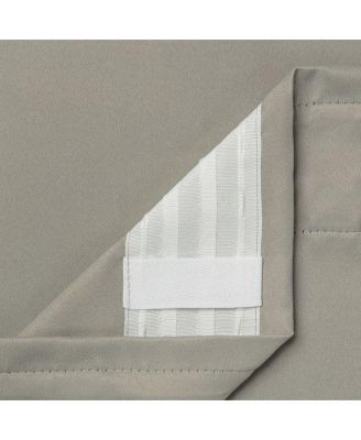 Premium 2-Panel Ornamental Damask Classy Room Darkening Curtains - 3-in-1 Back Tab, Rod Pocket, Ring Tab - for Windows Living Room Bedroom - Room Darkening Drapes 52 x 96 Inches - Ruby