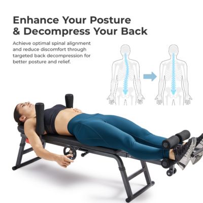 Inversion Traction & Stretch Decompression Table - 400LBs Weight Capacity