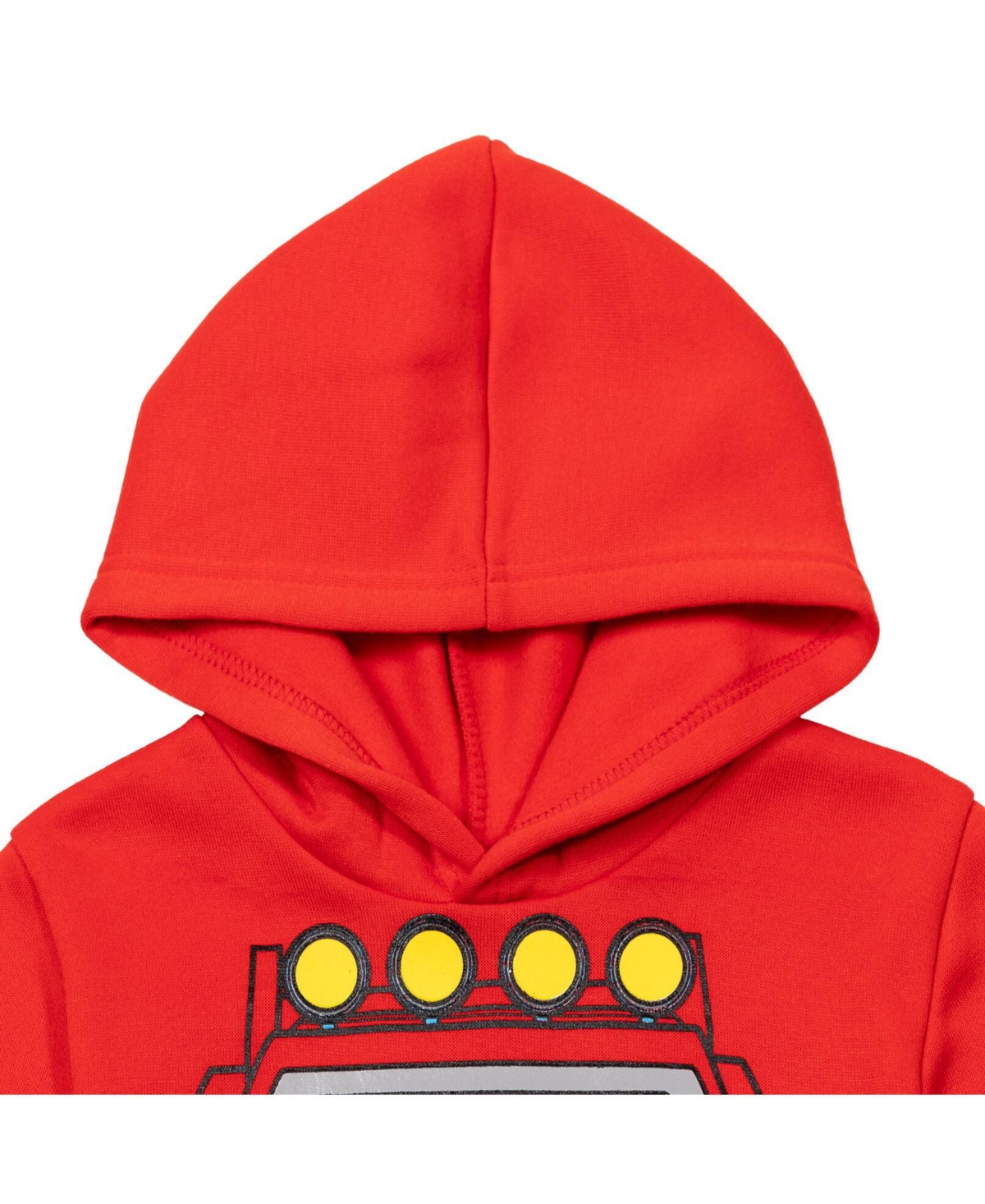 Blaze and the Monster Machines Boys Zeg Stripes Pickle Fleece Pullover Hoodie and Jogger Pants Outfit Set -black