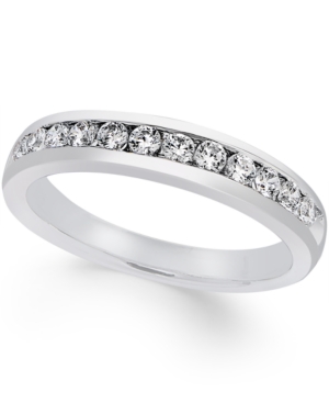 image of Certified Diamond Channel Set Band (1/2 ct. t.w.) in Platinum