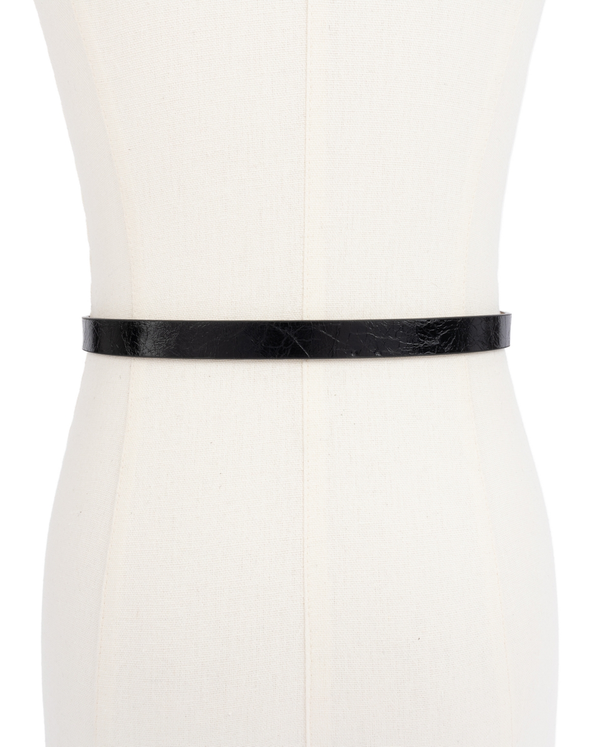 Michael Michael Kors Logo Charm Skinny Belt