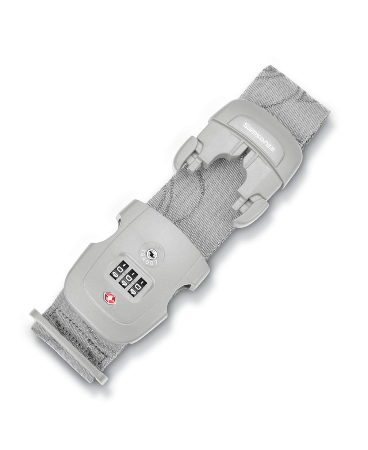 Samsonite 3-dial Luggage Strap In Light Grey