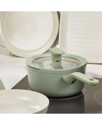 Leo Balance 11pc Nonstick Aluminum Cookware Set, Glass Lids