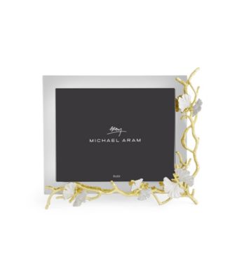 Butterfly Ginkgo Gold Reflective Frame, 8" x 10"