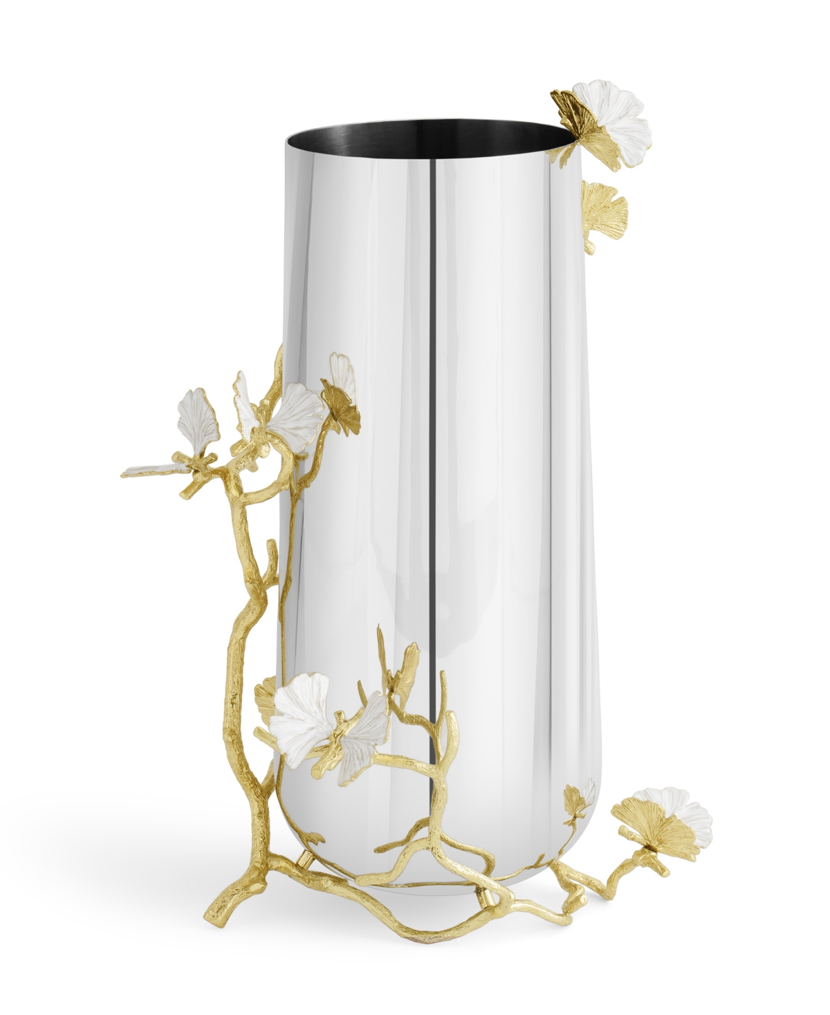 Michael Aram Butterfly Ginkgo White And Gold Large Vase In No Color