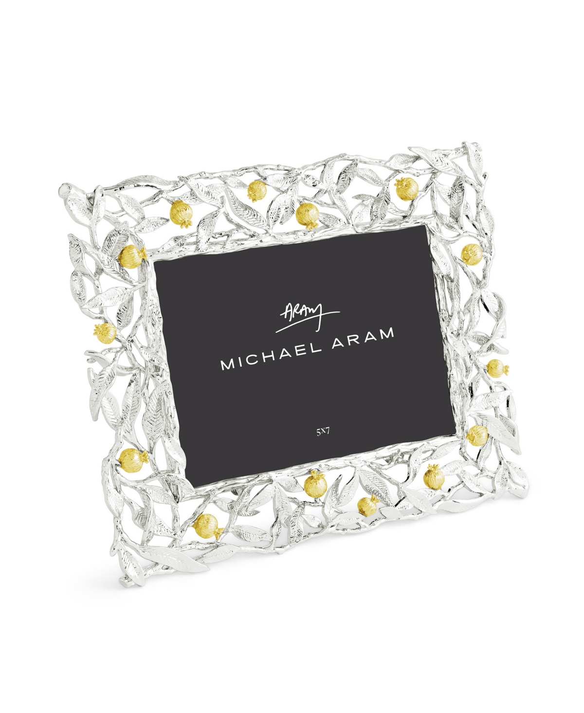 Michael Aram Pomegranate Silver & Gold Picture Frame, 5" X 7" In No Color