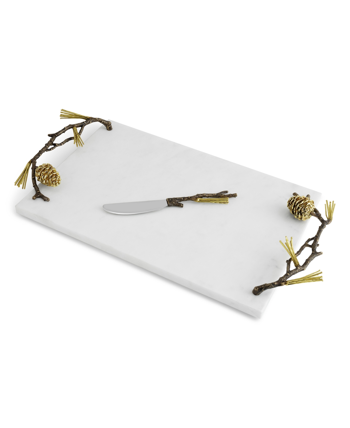 Michael Aram Pine Cone Cheeseboard With Knife In No Color