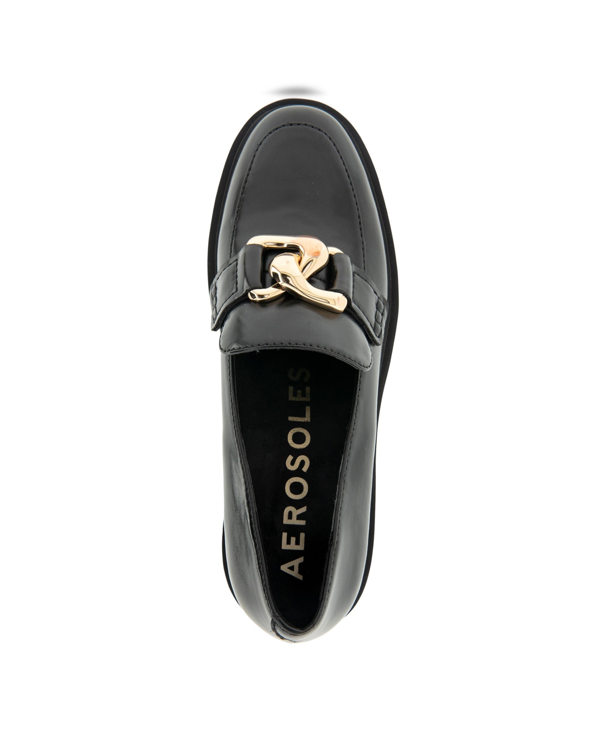 AEROSOLES WOMEN'S GIBBON BLOCK HEEL LOAFER 