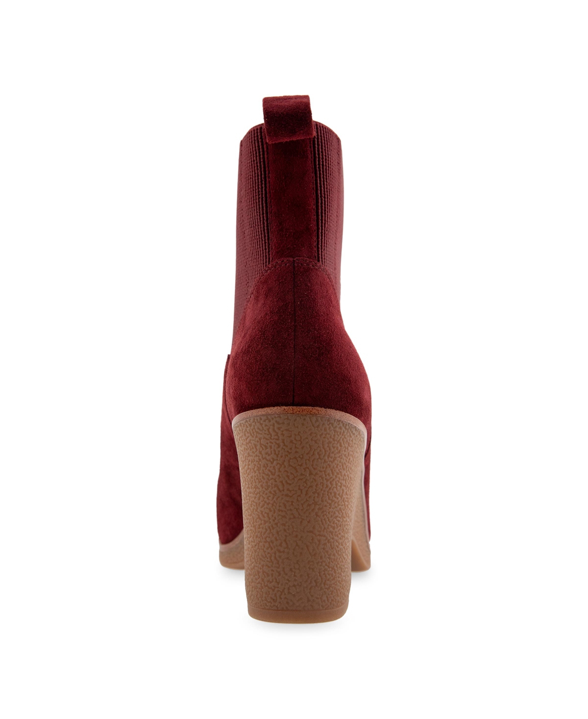 Shop Aerosoles Women's Mylo Ankle Booties In Burgundy Suede