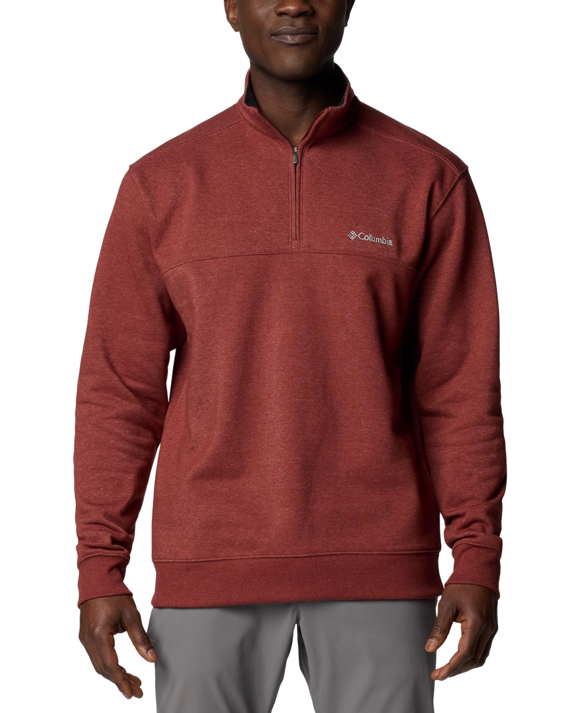 COLUMBIA MEN'S HART MOUNTAIN II QUARTER-ZIP FLEECE SWEATSHIRT 