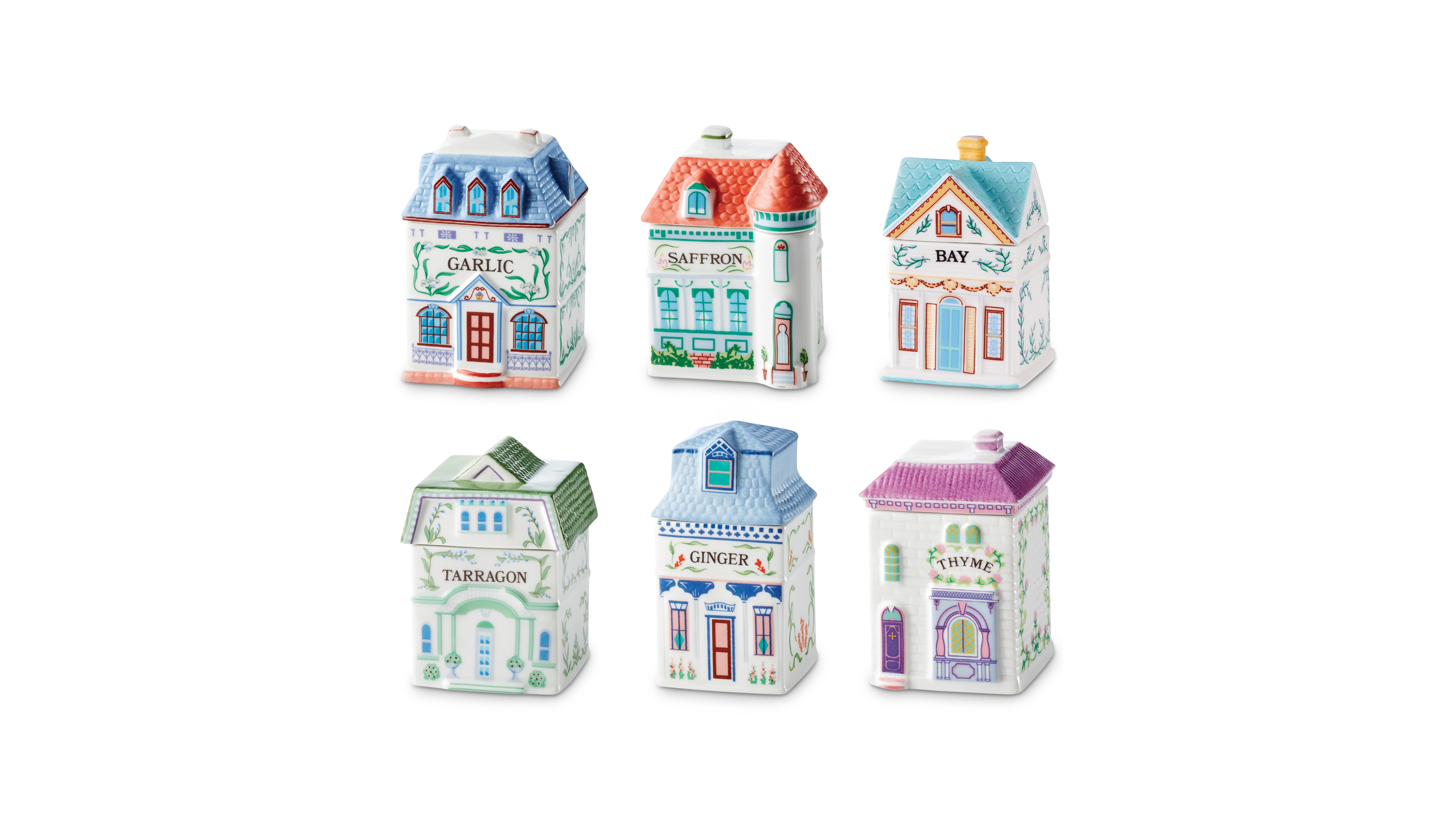 Lenox Spice Village 6 Pc. Spice Jar Gourmet Way Set