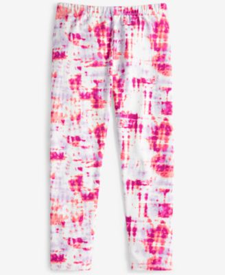 Epic Threads - Little & Big Girls Stripey Tie-Dyed Leggings
