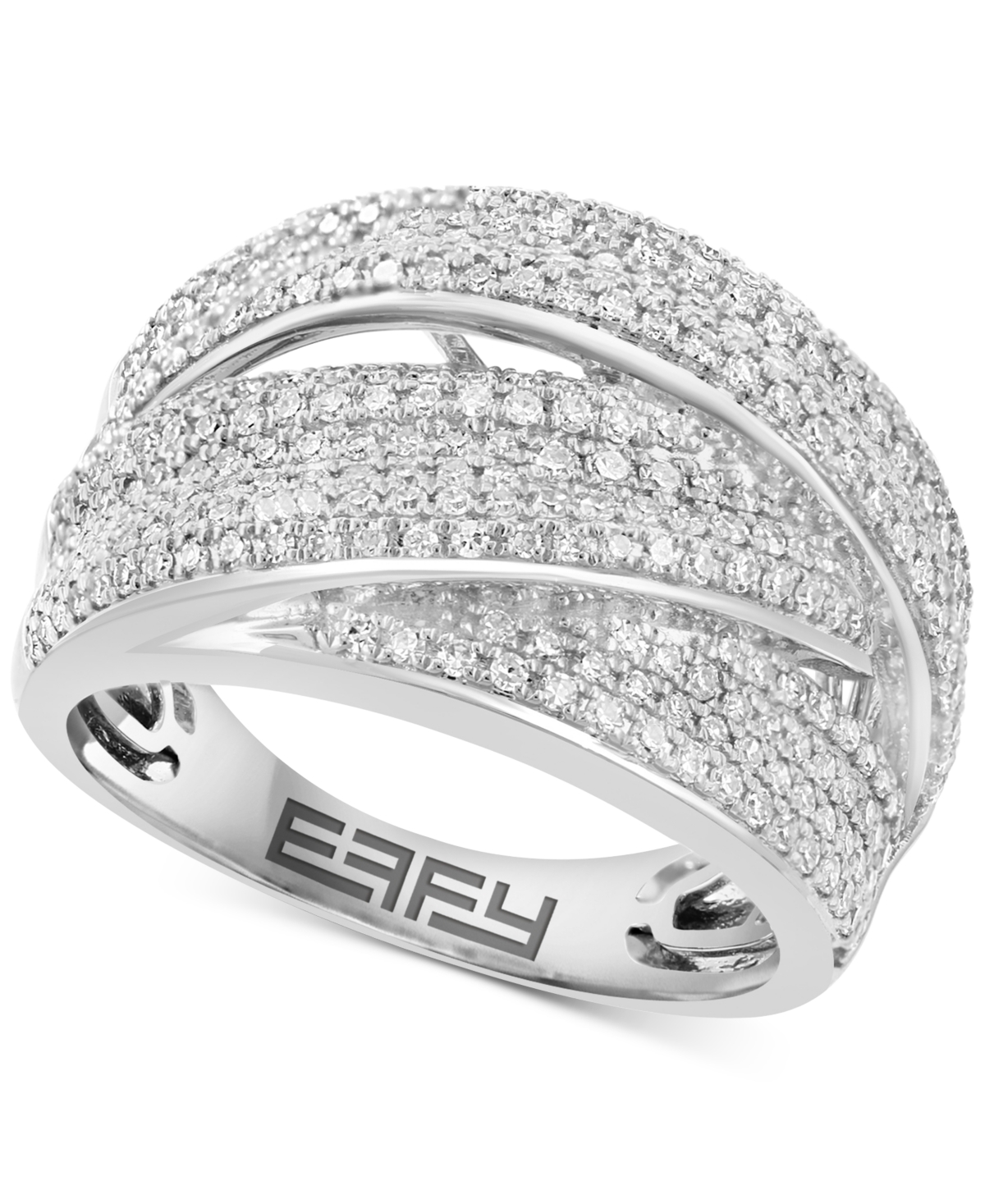Effy diamond overlap ring hotsell