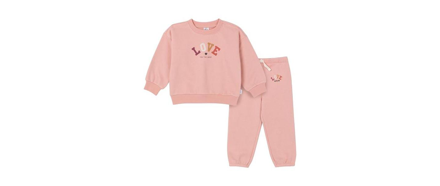 Комплекты Gerber Fleece Set, 2-Piece для девочек-малышей, цвет: Love — фото 7