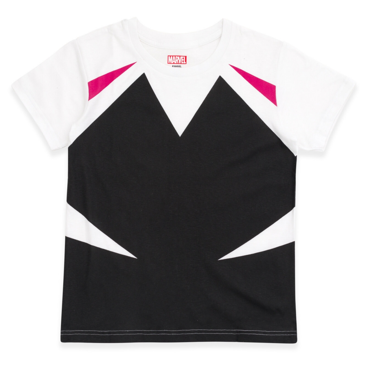 Marvel Girls Spider-Man Matching Family Cosplay T-Shirt to Adult -/ black, ghost spider