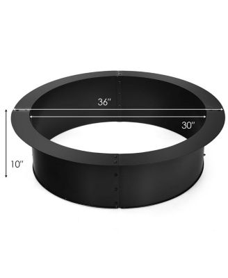 36 inch Round Steel Fire Pit Ring Line for Outdoor Backyard