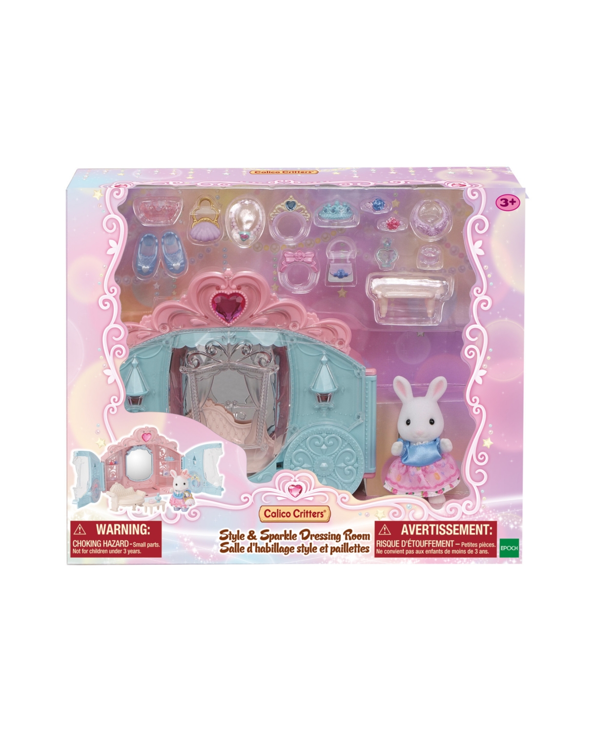Calico Critters Style Sparkle Dressing Room Playset In Assorted | ModeSens