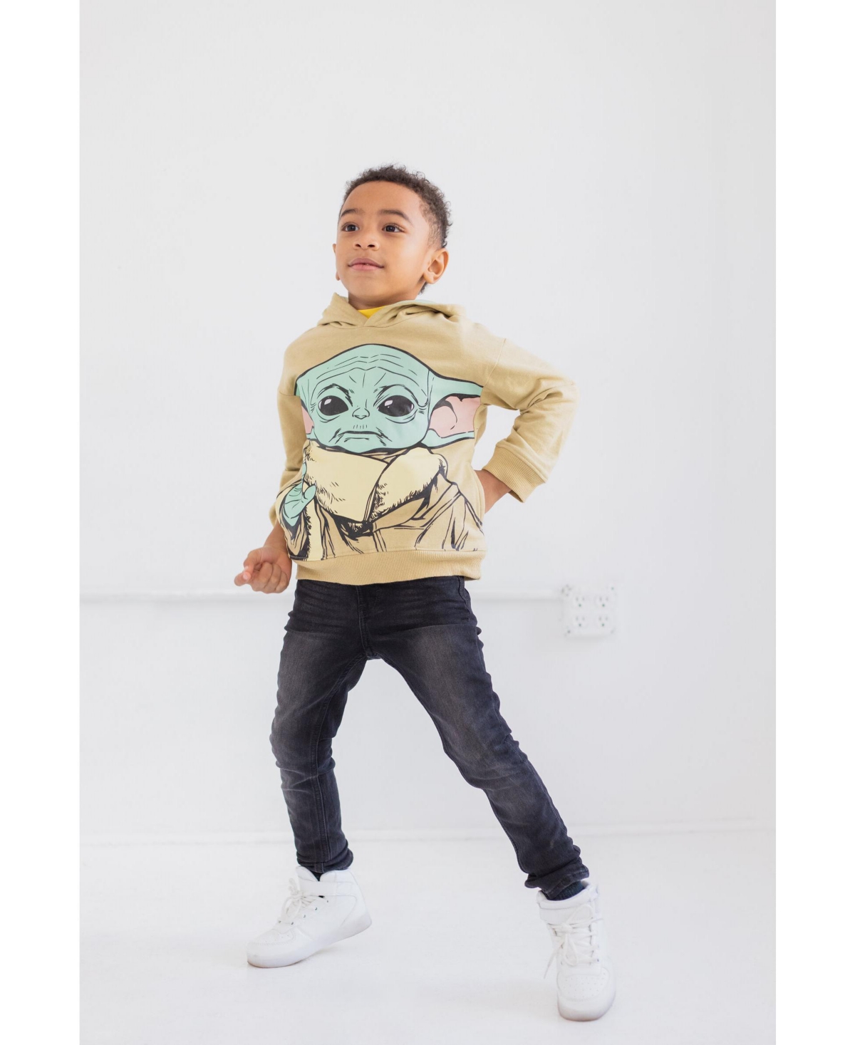 Starwars Boys Star Wars The Mandalorian The Fleece Pullover Hoodie to