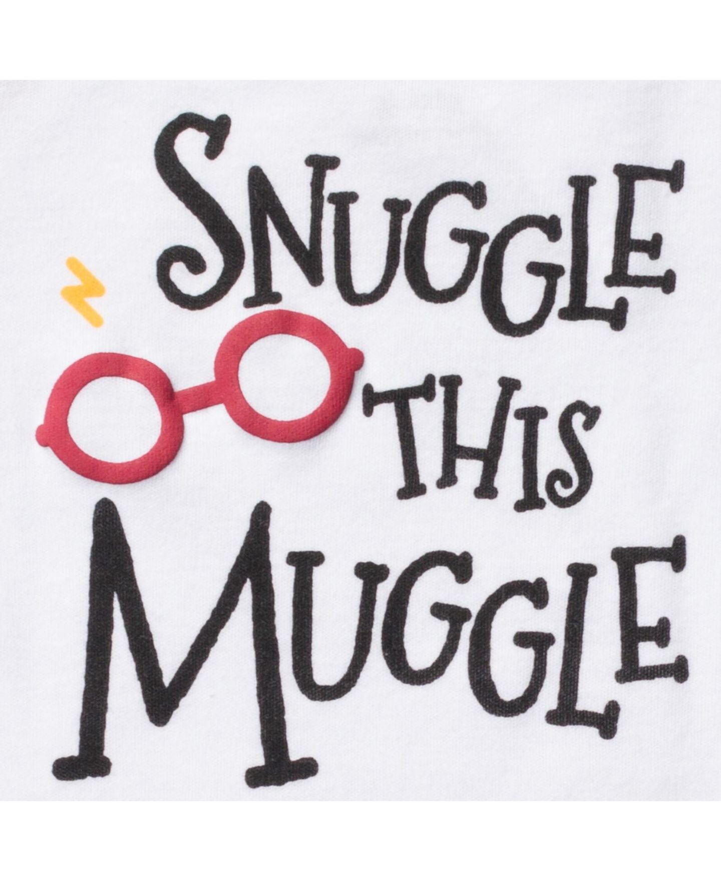 Головные уборы Harry Potter 3 Piece Outfit Set: Cuddly Bodysuit Pants Hat для мальчиков-малышей, цвет: Белый / Разноцветный — фото 2