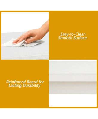 Modern Computer Desk Study Table Writing Workstation with Cabinet and Drawer