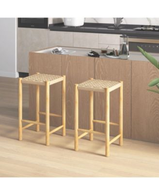 26 Inch Dining Bar Stool Set of 2