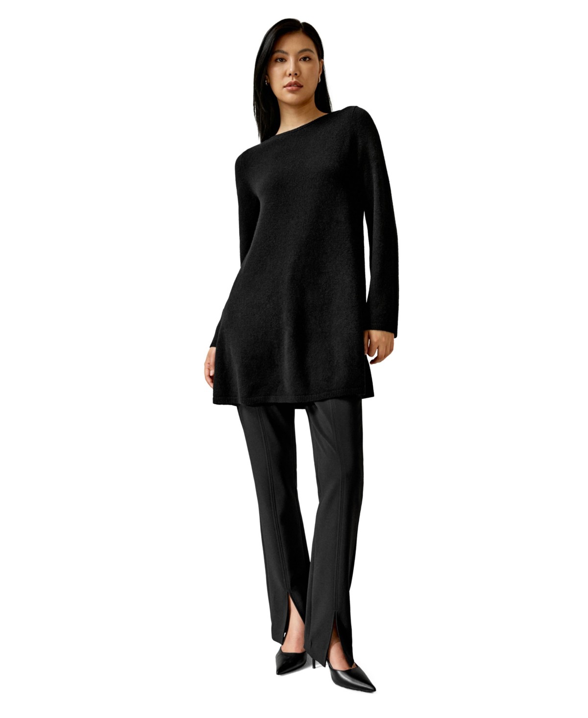 Женские LILYSILK Women's Detachable Turtleneck Pullover Cashmere Sweater — фото 1