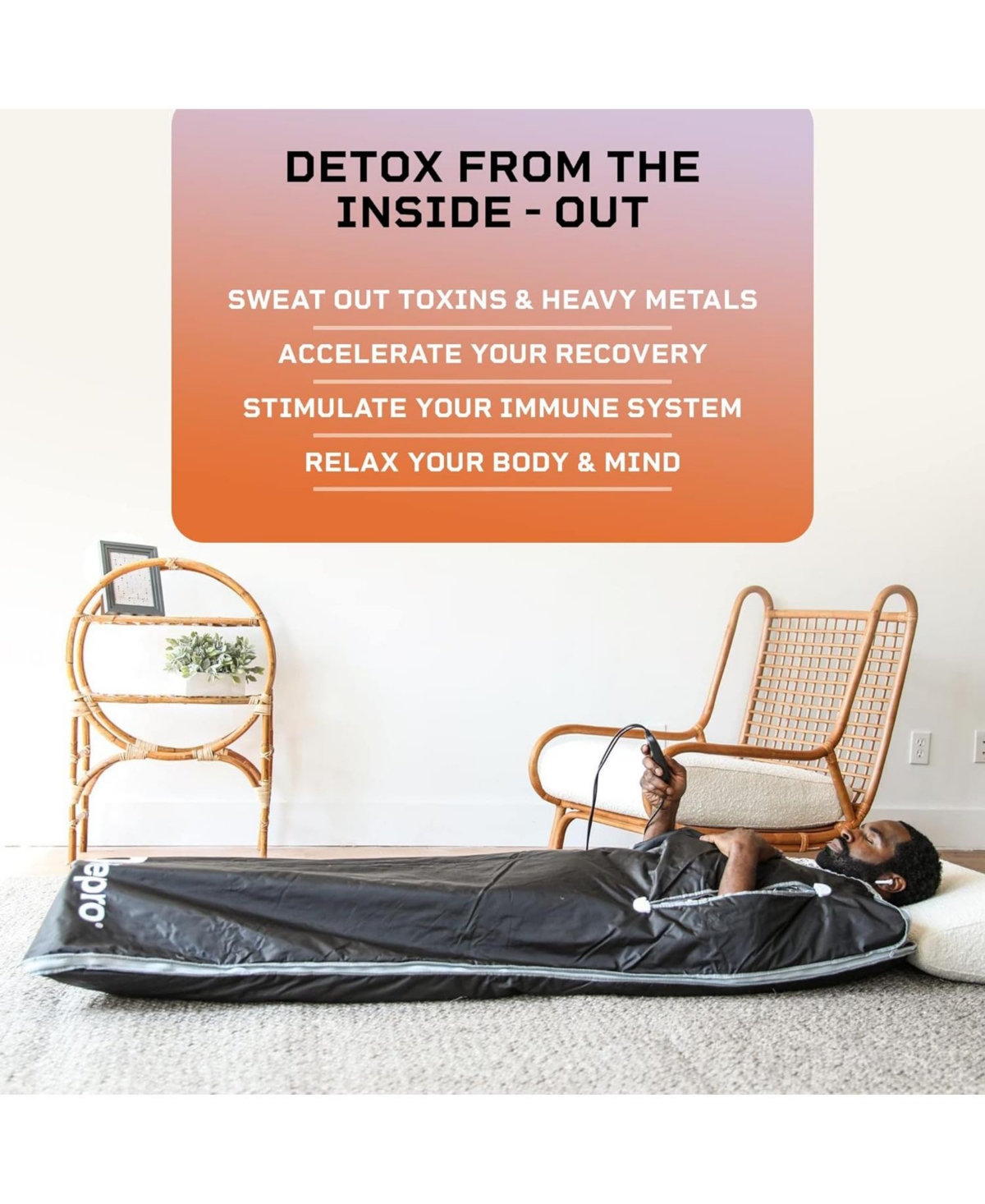 Lifepro Bioremedy Sauna Blanket – Portable Far Infrared Detox Blanket for Home Relaxation