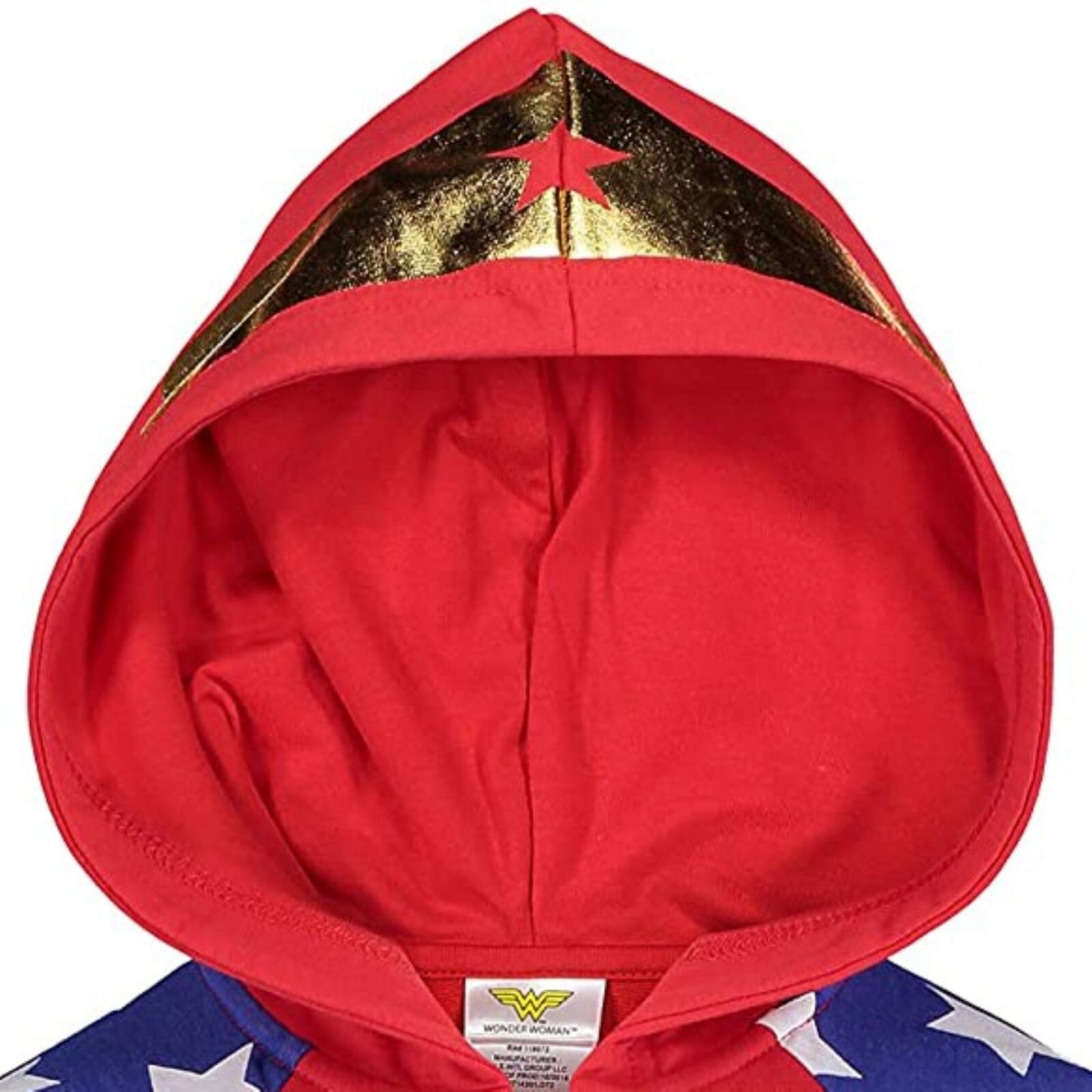 Dc Comics Toddler Girls Justice League Wonder Woman French Terry Zip Up Costume Hoodie