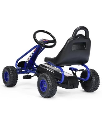 4 Wheel Pedal Powered Ride On Car with Adjustable Seat