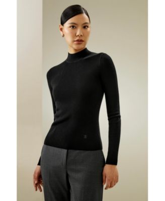 Women's Essential Cashmere Blend Sweater Top