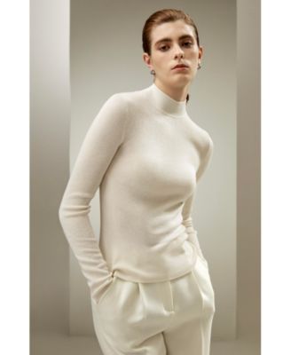 Women's Essential Cashmere Blend Sweater Top