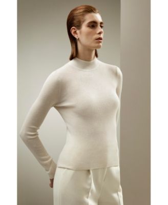 Women's Essential Cashmere Blend Sweater Top